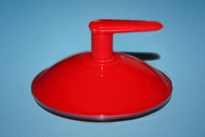 Saughaken Ø 60 mm mit Kappe und Haken Farbe: rot