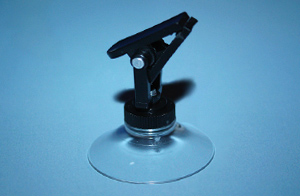 Saugnapf Ø 37,5 mm - mit montierter Klammer, schwenkbar