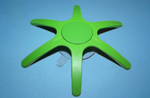 Memo Clip - grün, mit Saugnapf Ø 50mm